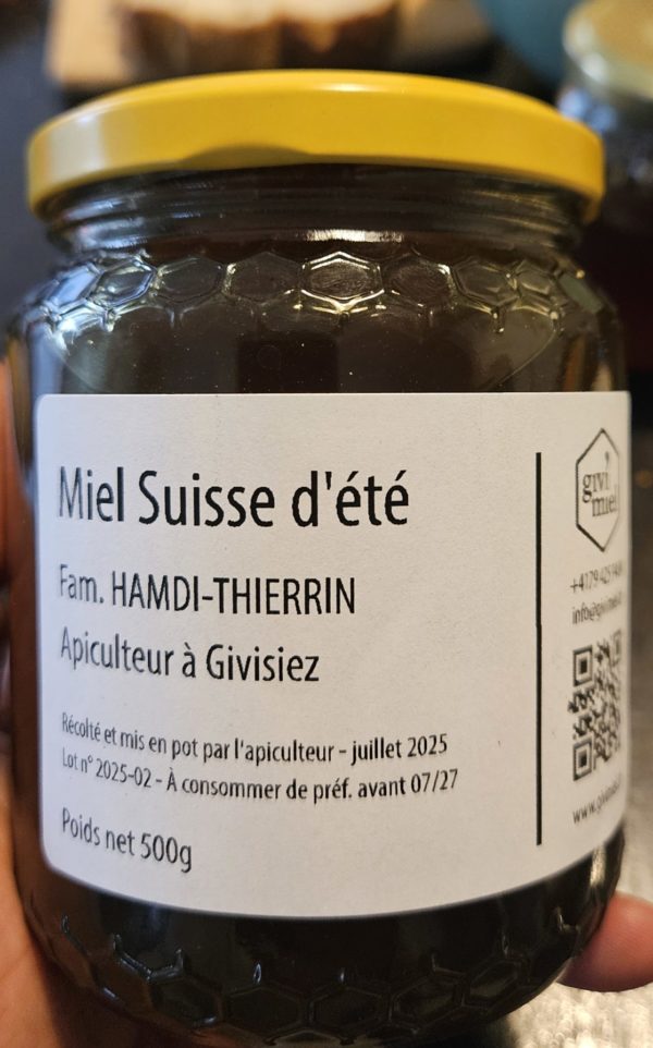 Miel d'été 500g (Mélange Tilleul + Forêt)