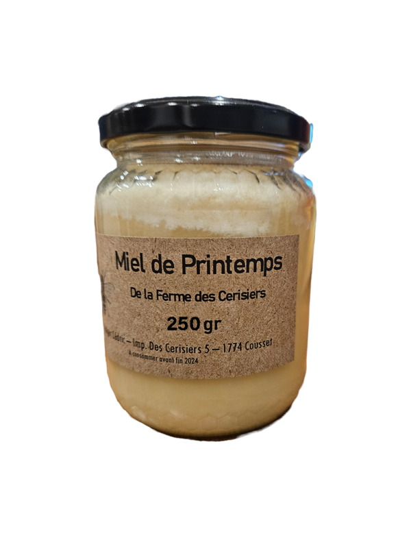 Miel de printemps 250g (Blanc)